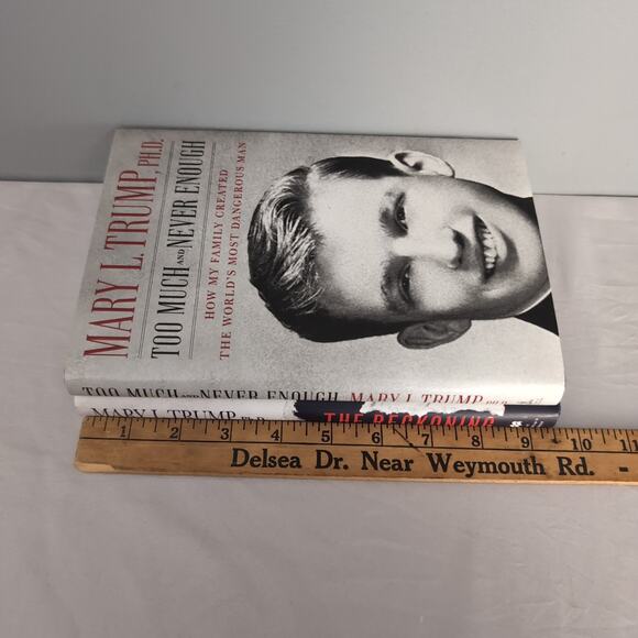 Lot of 2 Mary L. Trump Ph.D. Books; Too Much and Never Enough; The Reckoning - Picture 15 of 15